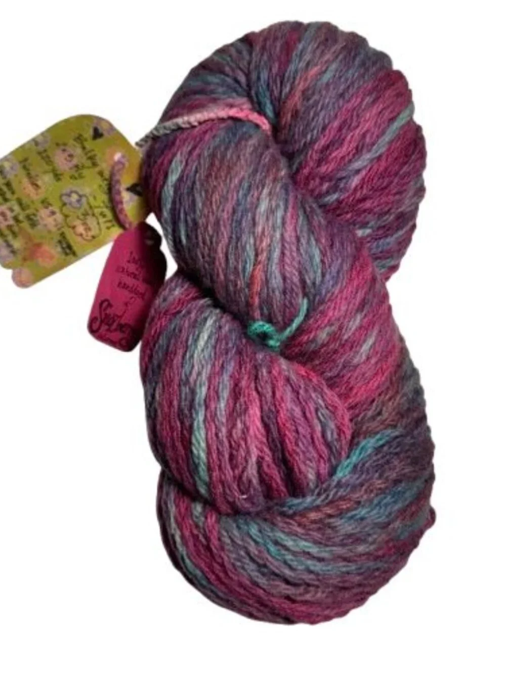 Bulky Weight Snozberry Purple 100% Natural Wool Handdyed #520